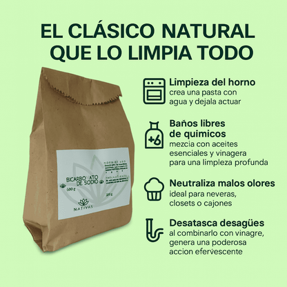 Bicarbonato De Sodio - Nativas x500g