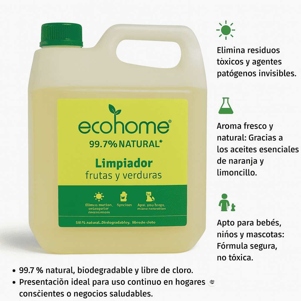 Limpiador De Frutas Y Verduras - Ecohome (Galón)