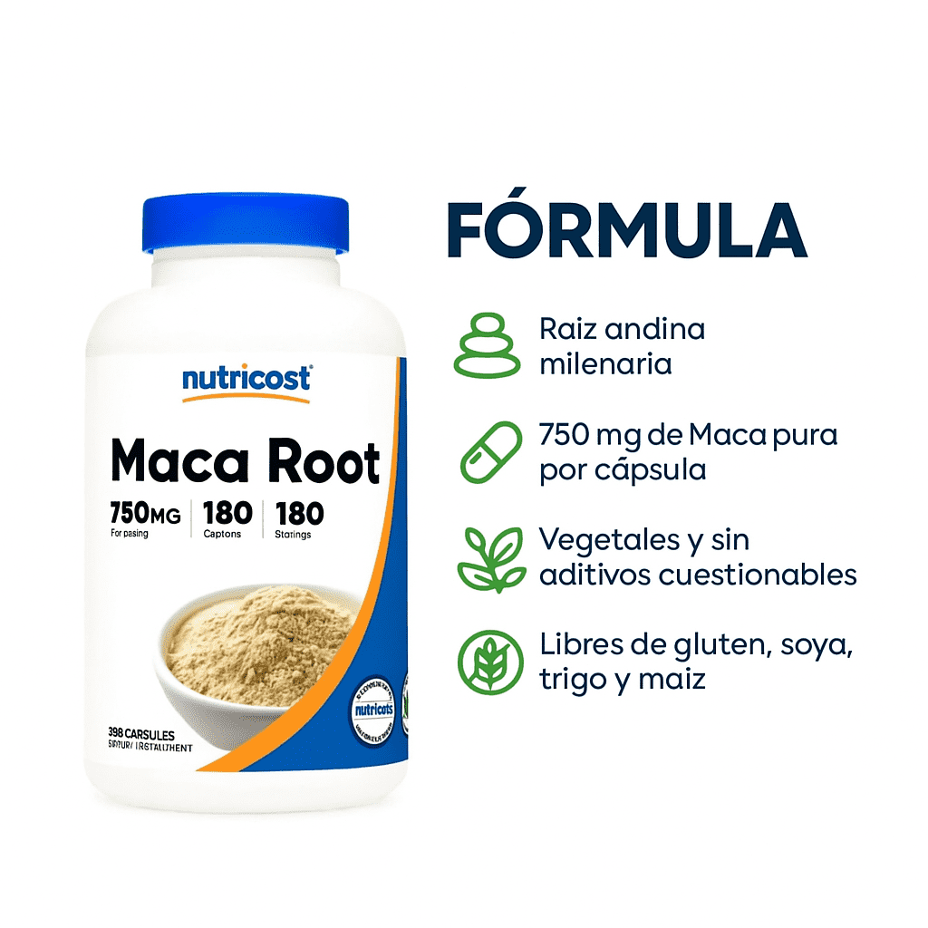 Extracto De Maca - Nutricost x180caps