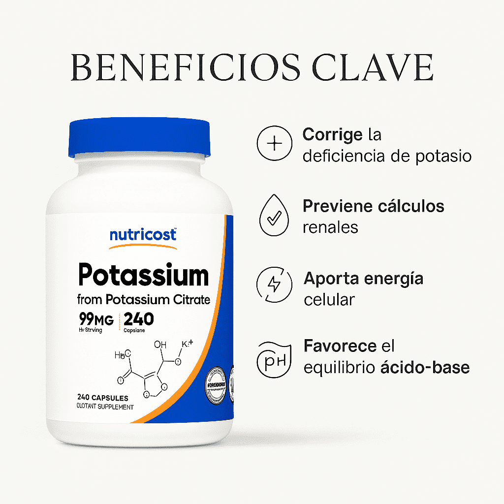 Citrato De Potasio - Nutricost
