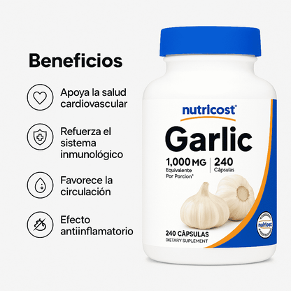 Garlic - Nutricost (Ajo en Capsulas) x240caps