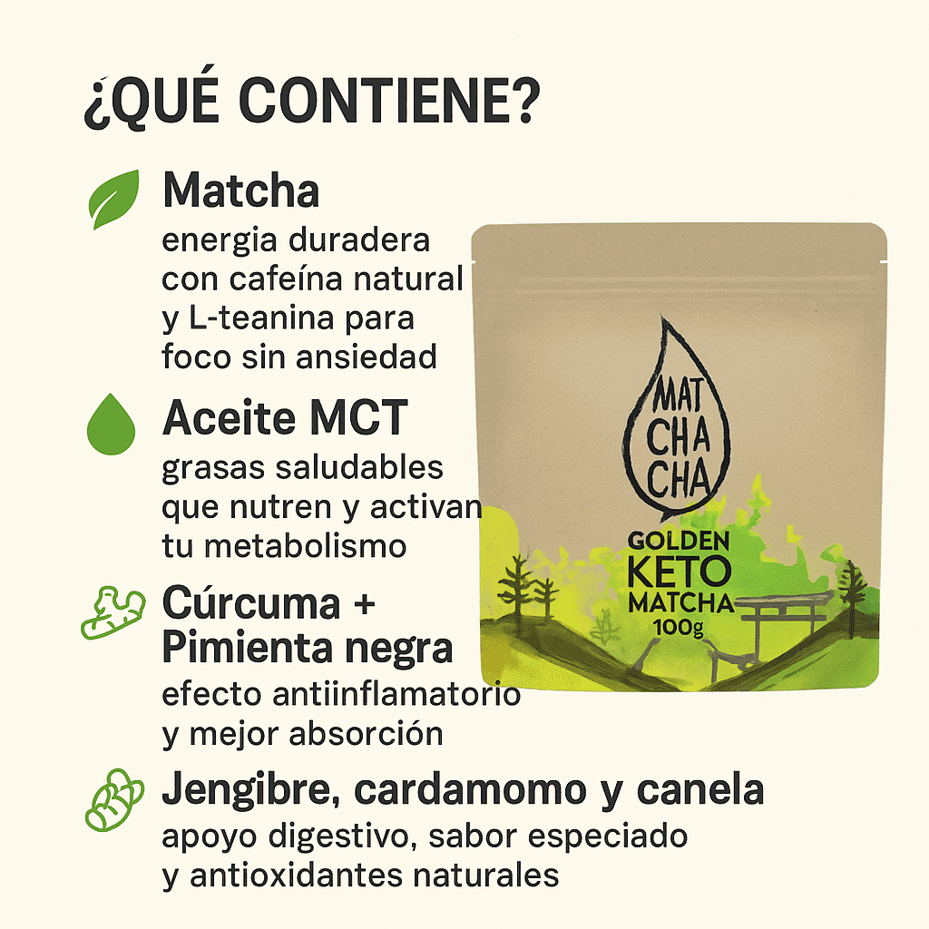 Golden Keto Matcha - Matchachá x100g