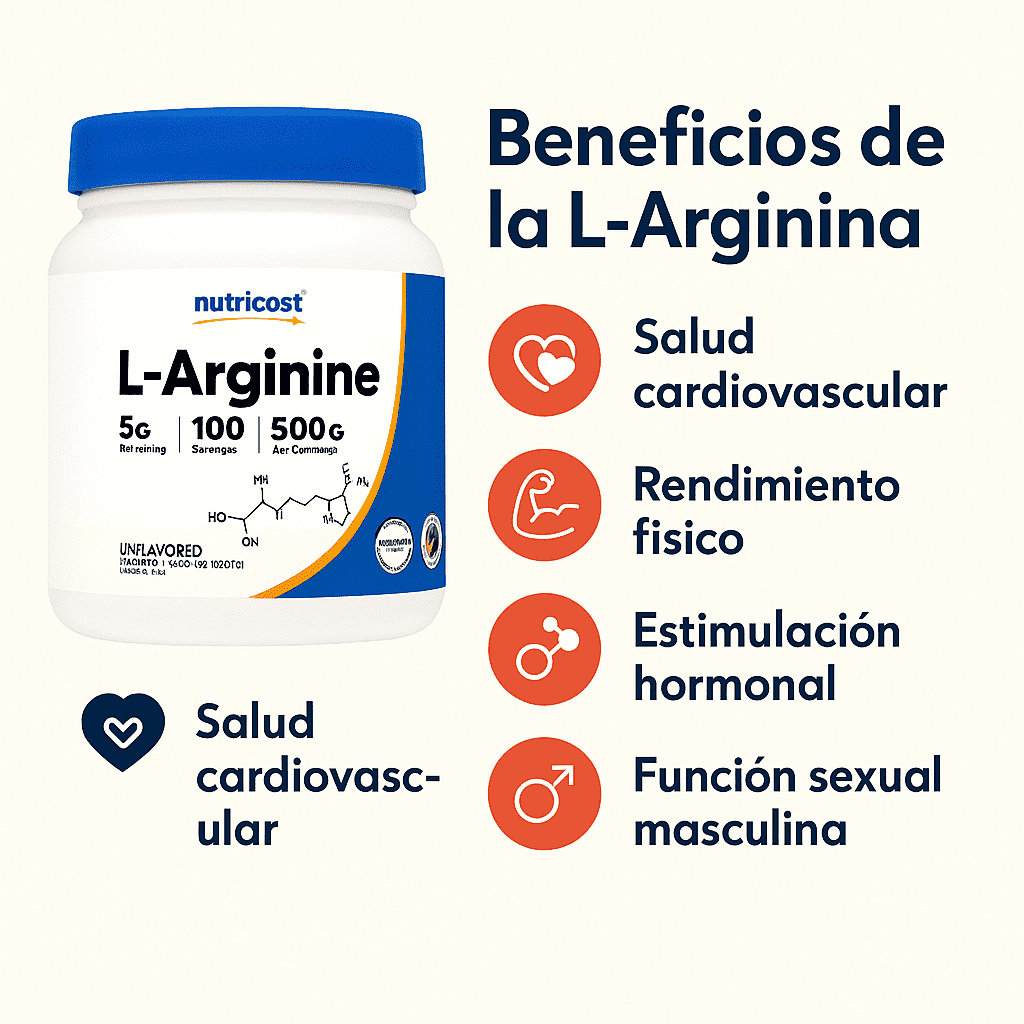 L-Arginine - Nutricost x500g
