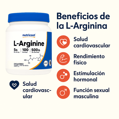 L-Arginine - Nutricost x500g