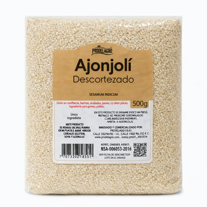 Ajonjolí Descortezado - Prodelagro x500g
