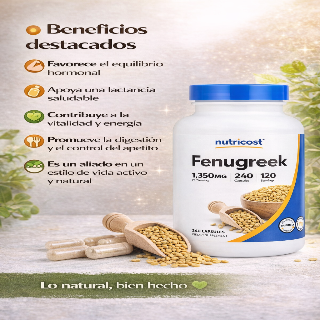 Fenugreek - Nutricost (Fenogreco) x240caps