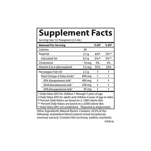 Fish Oil Kids - Jarrow Formulabs Omega 3 Niños x200ml