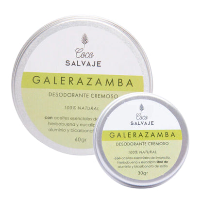 Desodorante Natural Cremoso Galerazamba - Coco Salvaje
