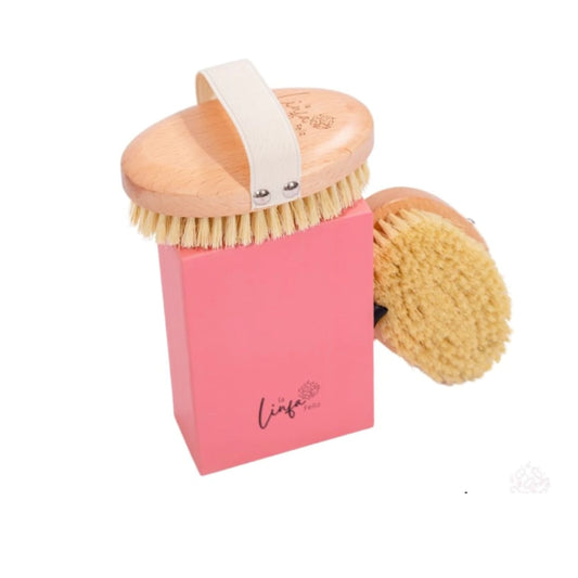 Cepillo En Seco Claro Para Masajes Linfaticos - Linfa Feliz