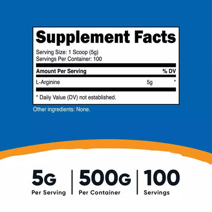 L-Arginine - Nutricost x500g