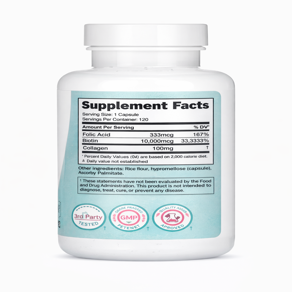 Biotina Para Mujeres - Nutricost x120caps