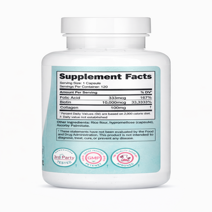 Biotina Para Mujeres - Nutricost x120caps