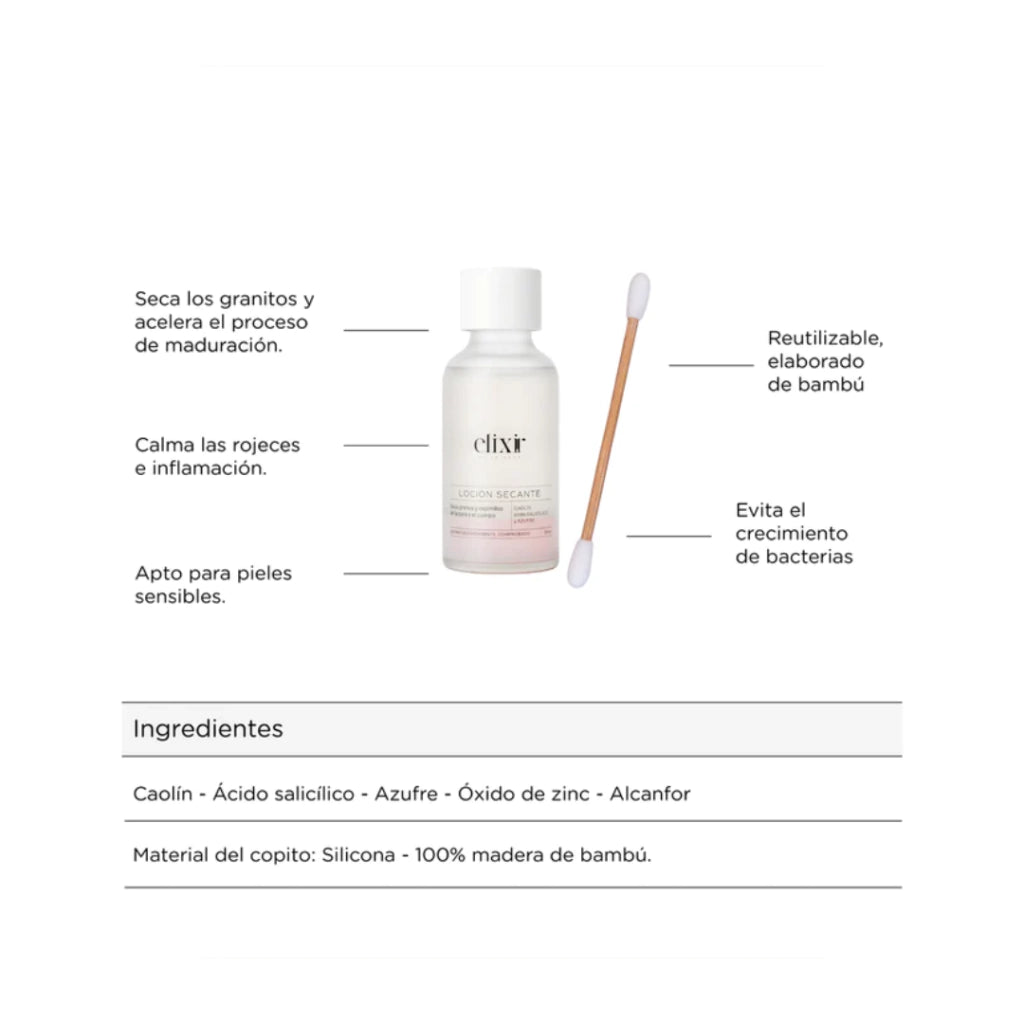 Loción Secante [Tratamiento Antiacné] - Elixir x30ml