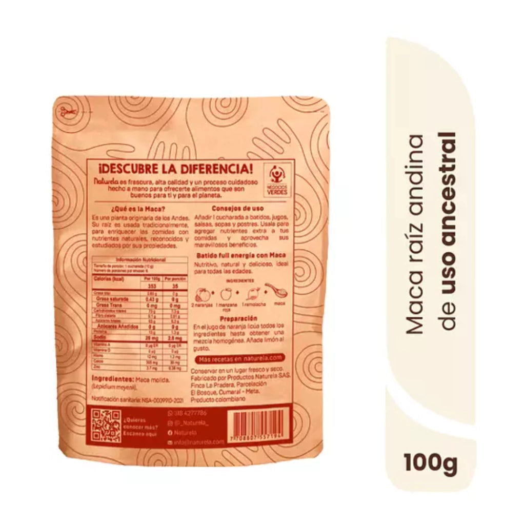 Maca en Polvo - Naturela x100g