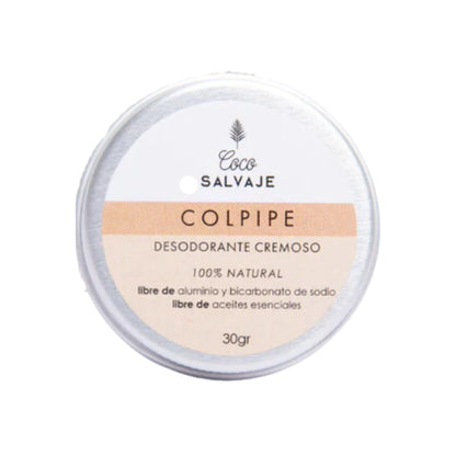Desodorante Natural Cremoso Colpipe - Coco Salvaje