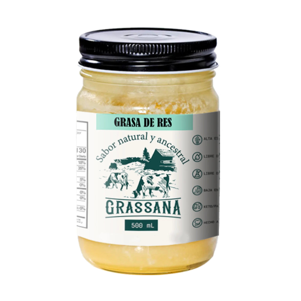 Grasa Orgánica de Res - Grassana x500ml