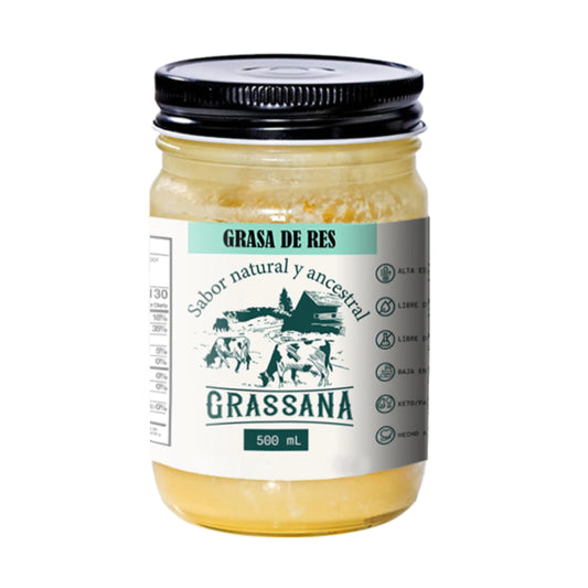 Grasa Orgánica de Res - Grassana x500ml
