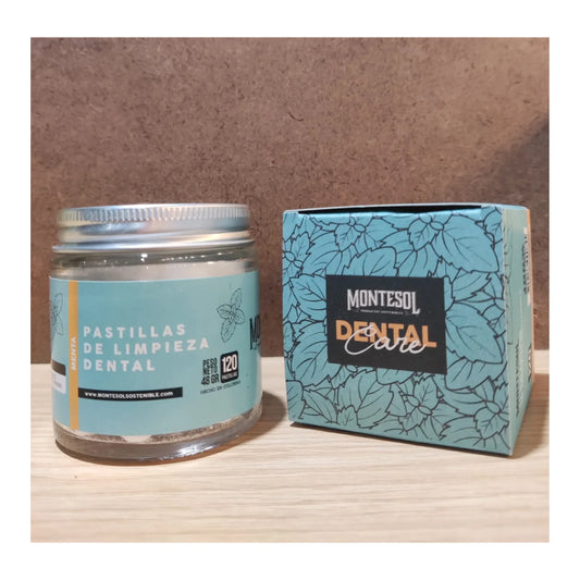 Pastillas de Limpieza Dental (Menta) - Montesol x120und