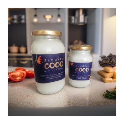 Aceite Orgánico de Coco - Bendito Coco x250ml