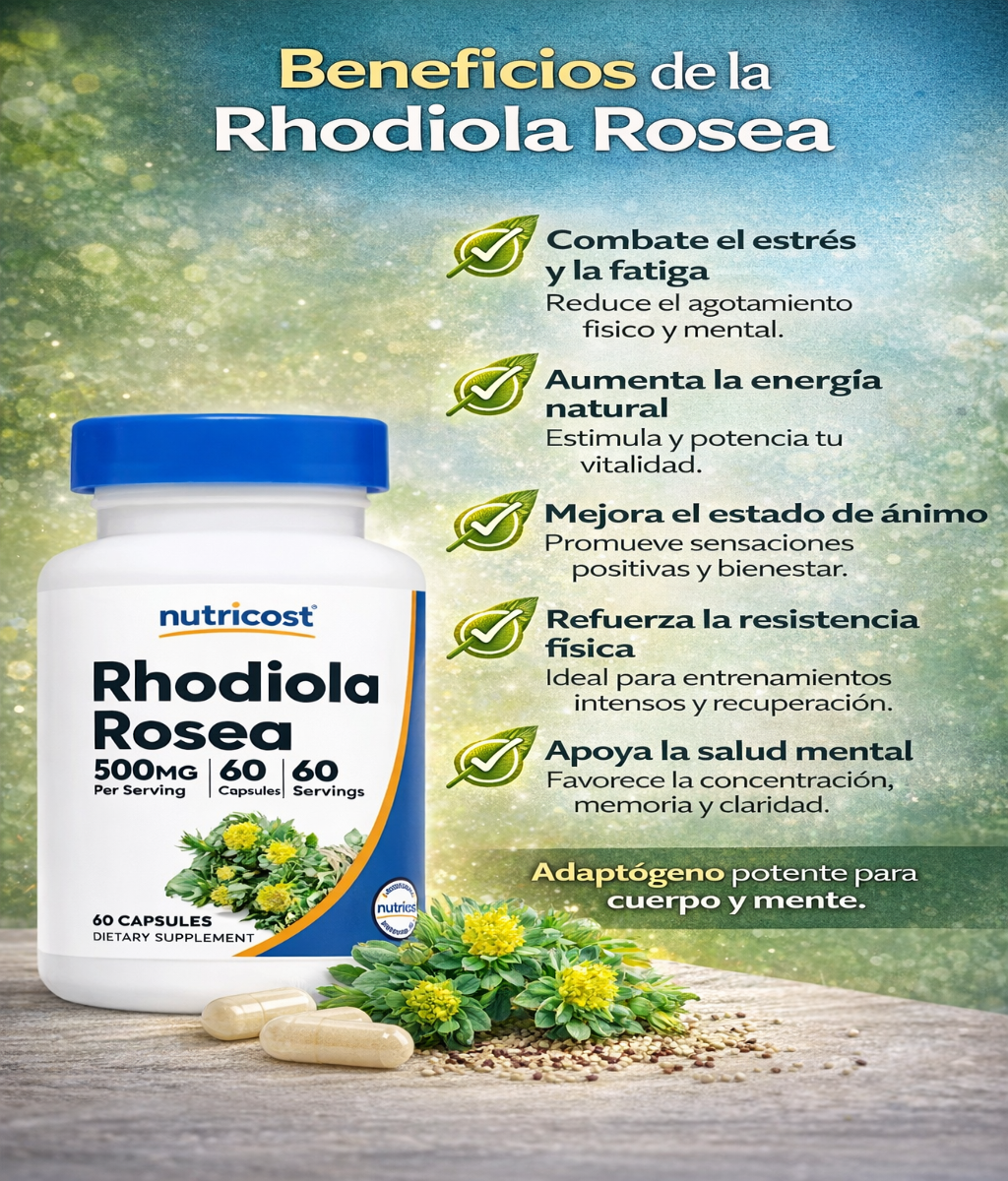 Rhodiola Rosea - Nutricost x60caps