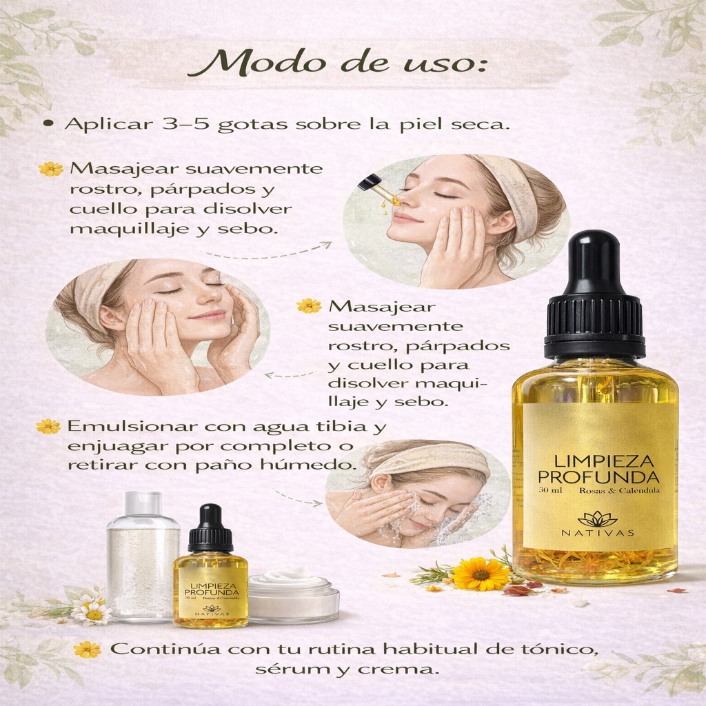 Aceite De Limpieza - Nativas x50ml