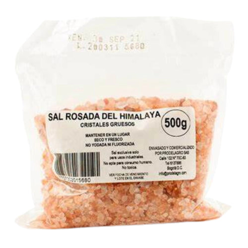 Sal Rosada Del Himalaya Gruesa - Prodelagro x500g