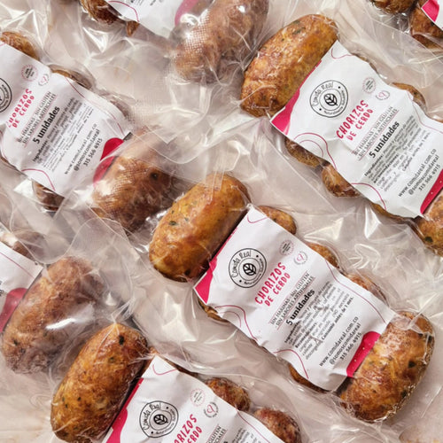 CHORIZOS DE CERDO x 5 UNID - COMIDA REAL