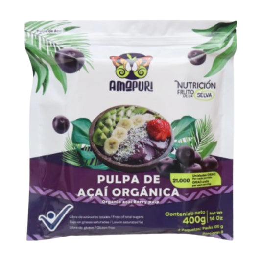 Pulpa De Açaí Congelada - Amapuri x800g