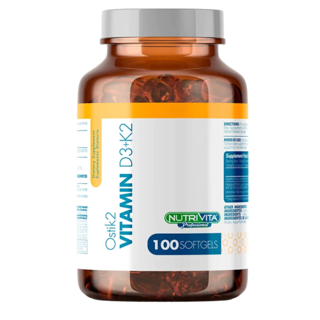 Vitamina D3+K2 - Nutrivita x100caps