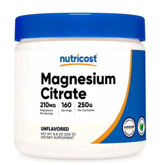 Citrato De Magnesio En Polvo - Nutricost x250g
