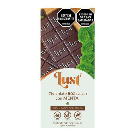 Barra De Chocolate 80% Cacao - Lust x50g