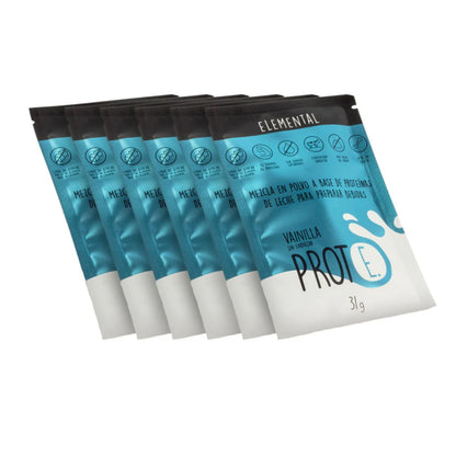 Proteína A Base De Leche Sabor A Vainilla (Con Stevia) Sachet - Elemental x31gr