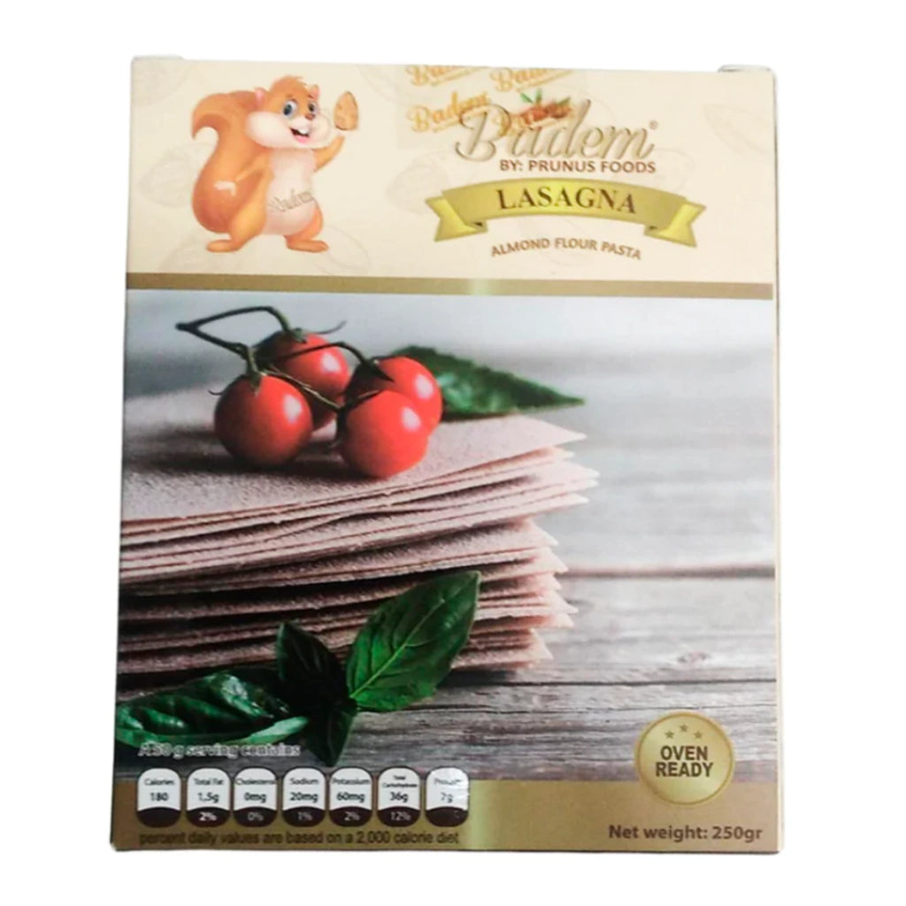 Pasta Lasagna Natural - Badem x250g