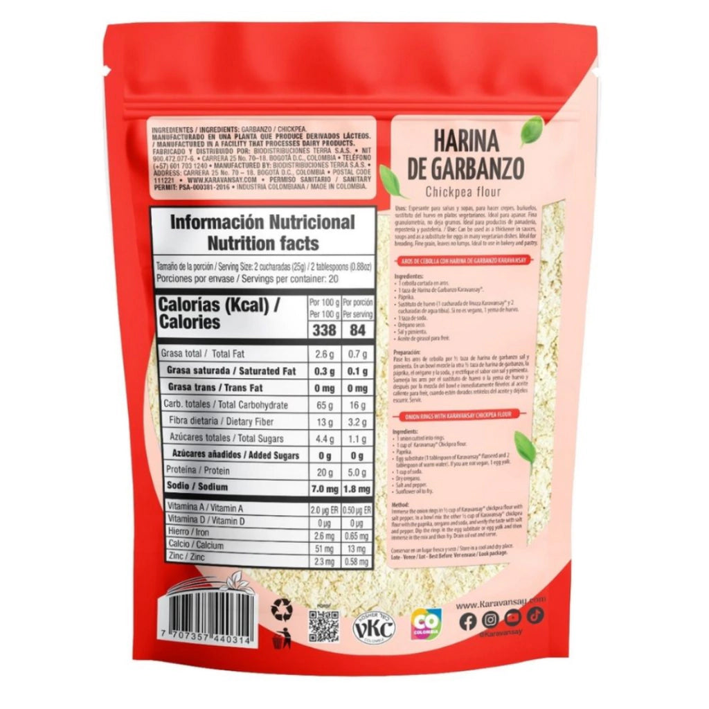 Harina De Garbanzo - Karavansay x500g
