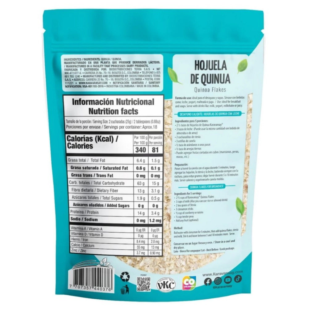 Hojuelas De Quinua - Karavansay x500g