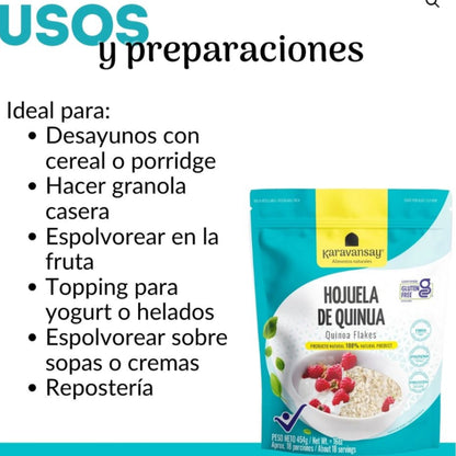 Hojuelas De Quinua - Karavansay x500g
