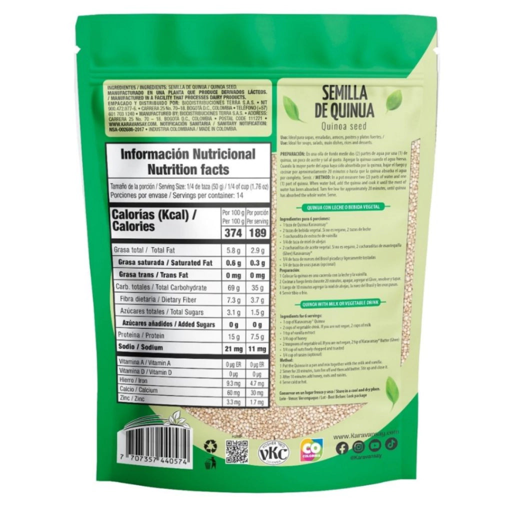 Semillas De Quinua - Karavansay x700g