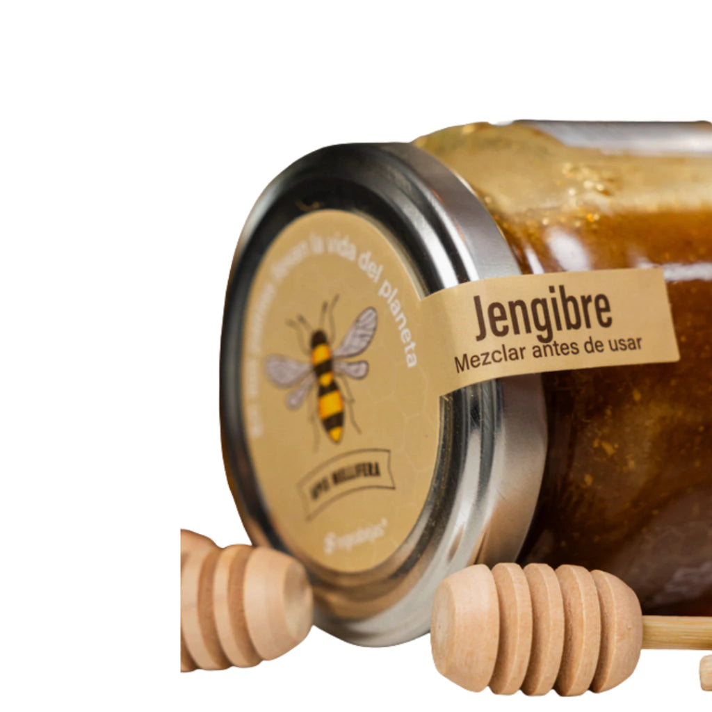 Miel De abejas Con Jengibre - Ingeabejas x280gr