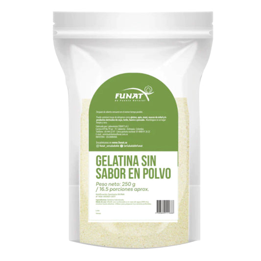 Gelatina Sin Sabor - Funat x250g
