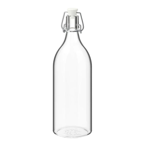 Korken Botella Con Tapón y Vidrio Incoloro - Ikea x1l