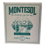 Shampoo Sólido Montesol para Hombres - Hierba Buena (100 g)