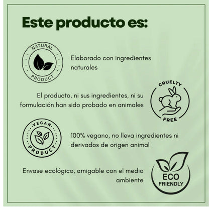 Shampoo Sólido Montesol para Hombres - Café (100 g)