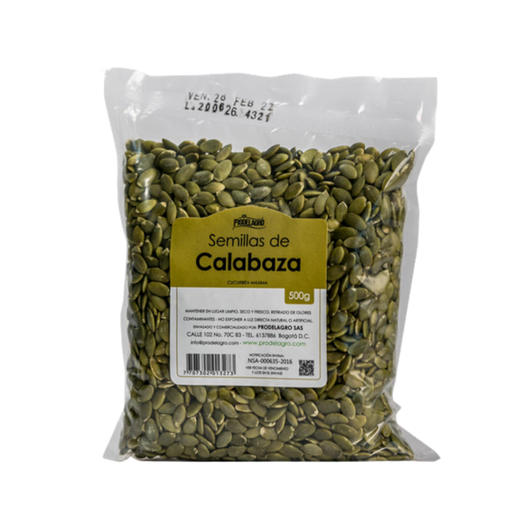 Semillas De Calabaza - Prodelagro x500g