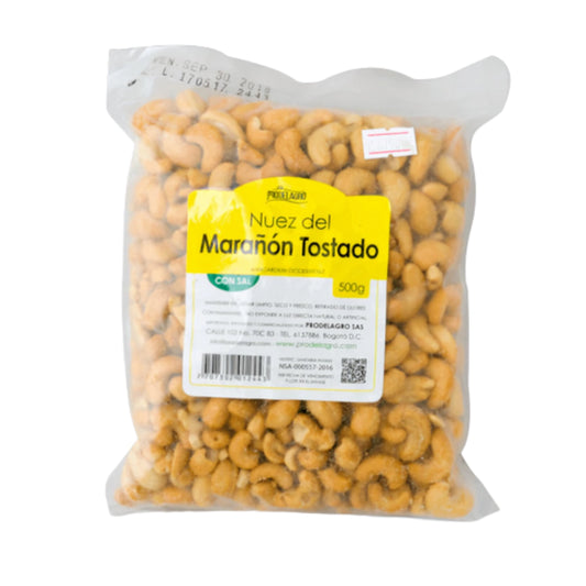 Nuez De Marañón Tostado - Prodelagro x500g