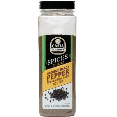 Pimienta Negra Molida 453gr - Casta Gourmet