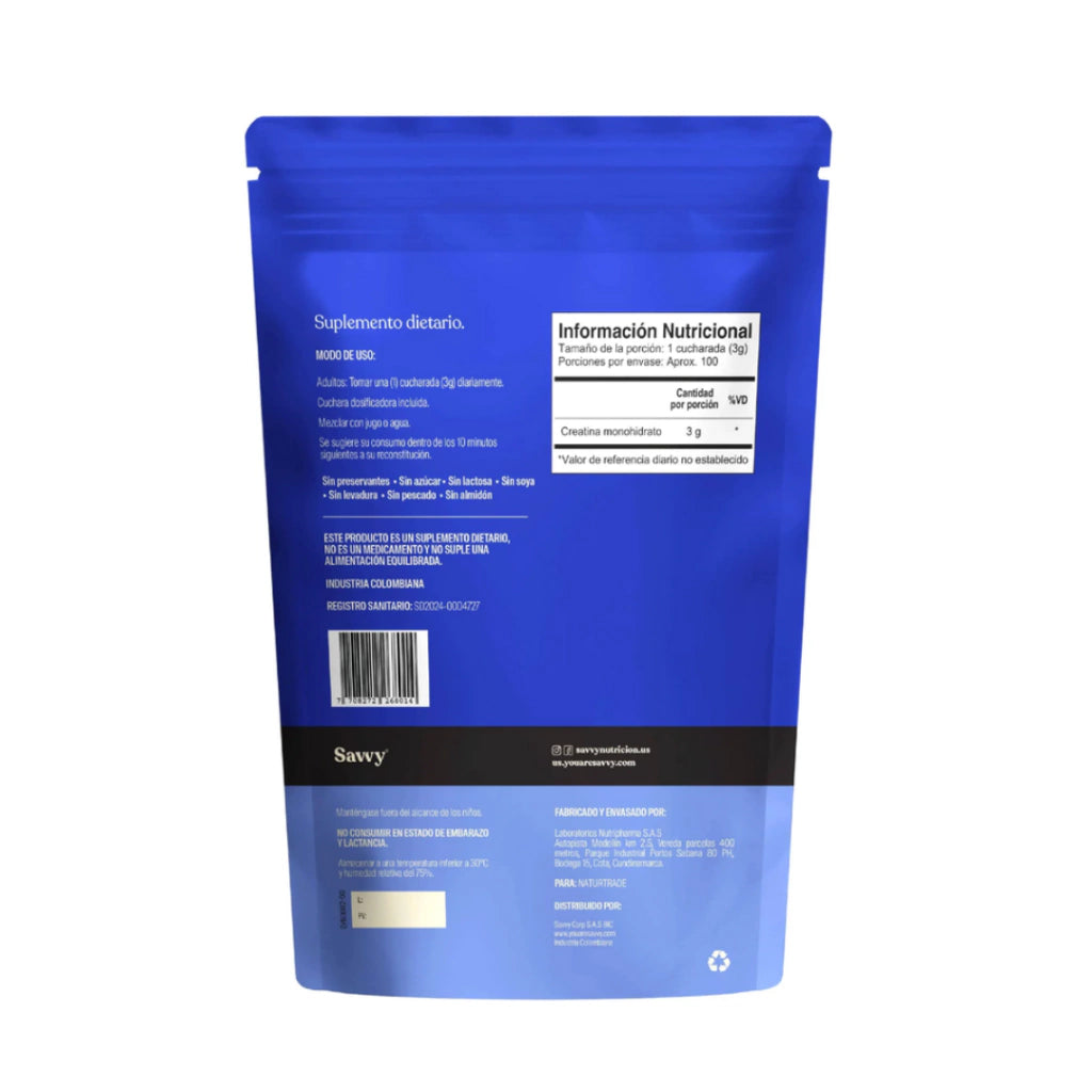 Creatina monohidratada® - Savvy x300gr